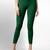 Super combed cotton elastane stretch cropped leggings with ultrasoft waistband