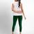 Super combed cotton elastane stretch cropped leggings with ultrasoft waistband