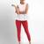 Super combed cotton elastane stretch cropped leggings with ultrasoft waistband