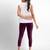 Super combed cotton elastane stretch cropped leggings with ultrasoft waistband