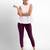 Super combed cotton elastane stretch cropped leggings with ultrasoft waistband