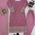 Pink georgette thread with sequence designer salwar suit