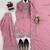 Light pink crepe silk thread sequence farshi salwar suit