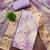 Lavender modal printed unstitched dress material