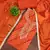 Orange cotton bandhni unstitched dress material