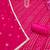 Magenta cotton bandhni unstitched dress material