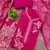 Magenta georgette viscose embroidered unstitched dress material