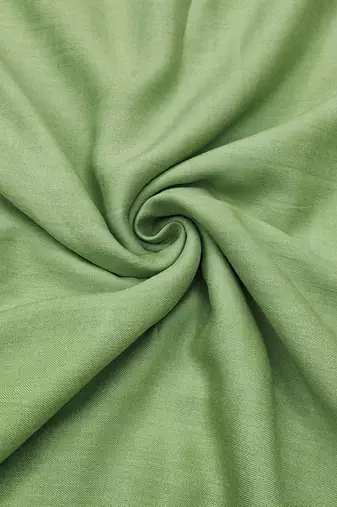 Green linen cotton printed unstitched dress material