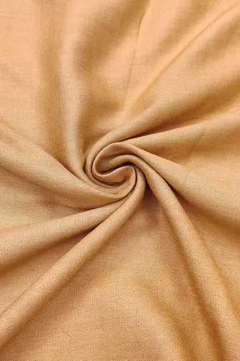 Orange linen cotton printed unstitched dress material