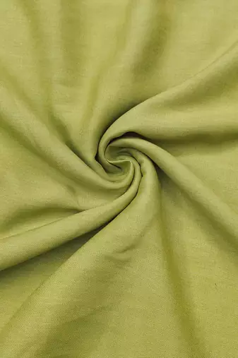 Green linen cotton printed unstitched dress material