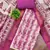 Magenta linen cotton printed unstitched dress material