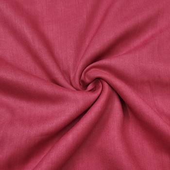 Pink linen cotton printed unstitched dress material 4