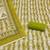 Green linen cotton printed unstitched dress material