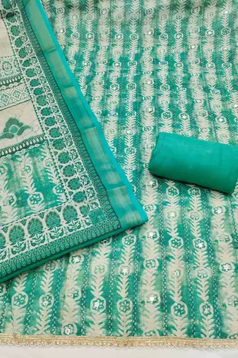 Rama linen cotton printed unstitched dress material