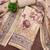 Brown cotton linen printed unstitched dress material