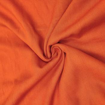 Orange georgette viscose embroidered unstitched dress material 4
