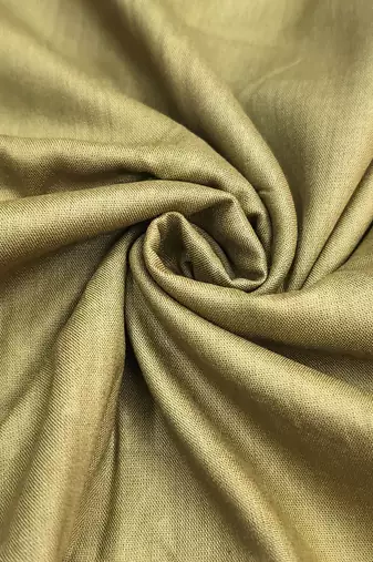 Green cotton silk embellished unstitched dress material