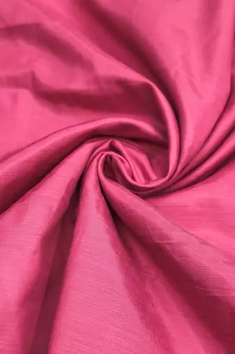 Pink organza embellished unstitched dress material