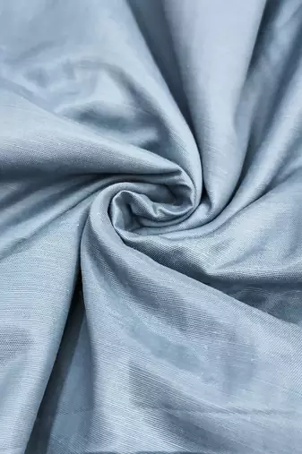 Grey organza embellished unstitched dress material