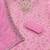 Pink modal embroidered unstitched dress material