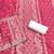 Pink cotton silk embellished unstitched dress material