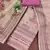 Lavender viscose embellished unstitched dress material