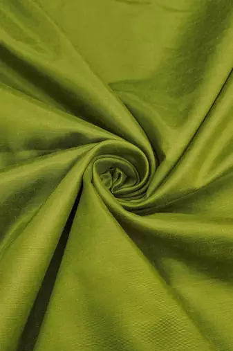 Green viscose embellished unstitched dress material