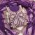 Purple cotton silk embroidered unstitched dress material