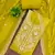 Lime cotton silk embroidered unstitched dress material