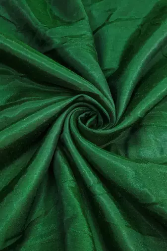 Green viscose embellished unstitched dress material