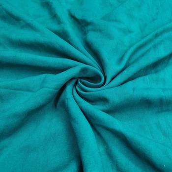Blue viscose embroidered unstitched dress material 4