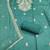 Turquoise cotton silk embroidered unstitched dress material