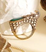 Zircon green stone royal kada