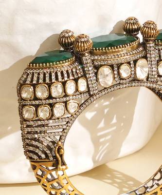 Zircon green stone royal kada 2