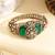 Zircon green stone royal kada