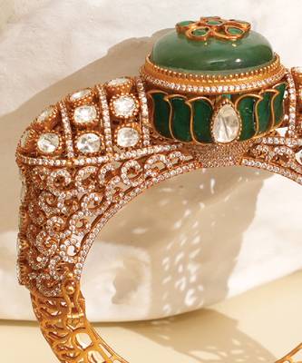 Zircon green stone royal kada 2