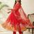 Womens new fancy fox georgette heavy quality fabricwith handwork gown set