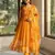 Womens new fancy fox georgette heavy quality fabricwith handwork gown set