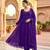 Womens new fancy fox georgette heavy quality fabricwith handwork gown set