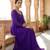 Womens new fancy fox georgette heavy quality fabricwith handwork gown set