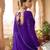 Womens new fancy fox georgette heavy quality fabricwith handwork gown set