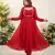 Womens fancy fox georgette heavy quality fabric with handwork gown set