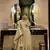 Womens new fancy silk  heavy quality fabricwith handwork gown set