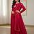 womens new simply wear pure mul viscos chanderi cotton gown set