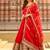 Womens new fancy silk  heavy quality fabricwith handwork gown set