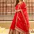 Womens new fancy silk  heavy quality fabricwith handwork gown set