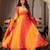 Womens new trending  festival marriage season party wear look gown set