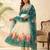 Womens new fancy fox georgette heavy quality fabric with handwork gown set