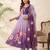 Womens new fancy fox georgette heavy quality fabric with handwork gown set