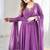 Womens new fancy fox georgette heavy quality fabric with handwork gown set